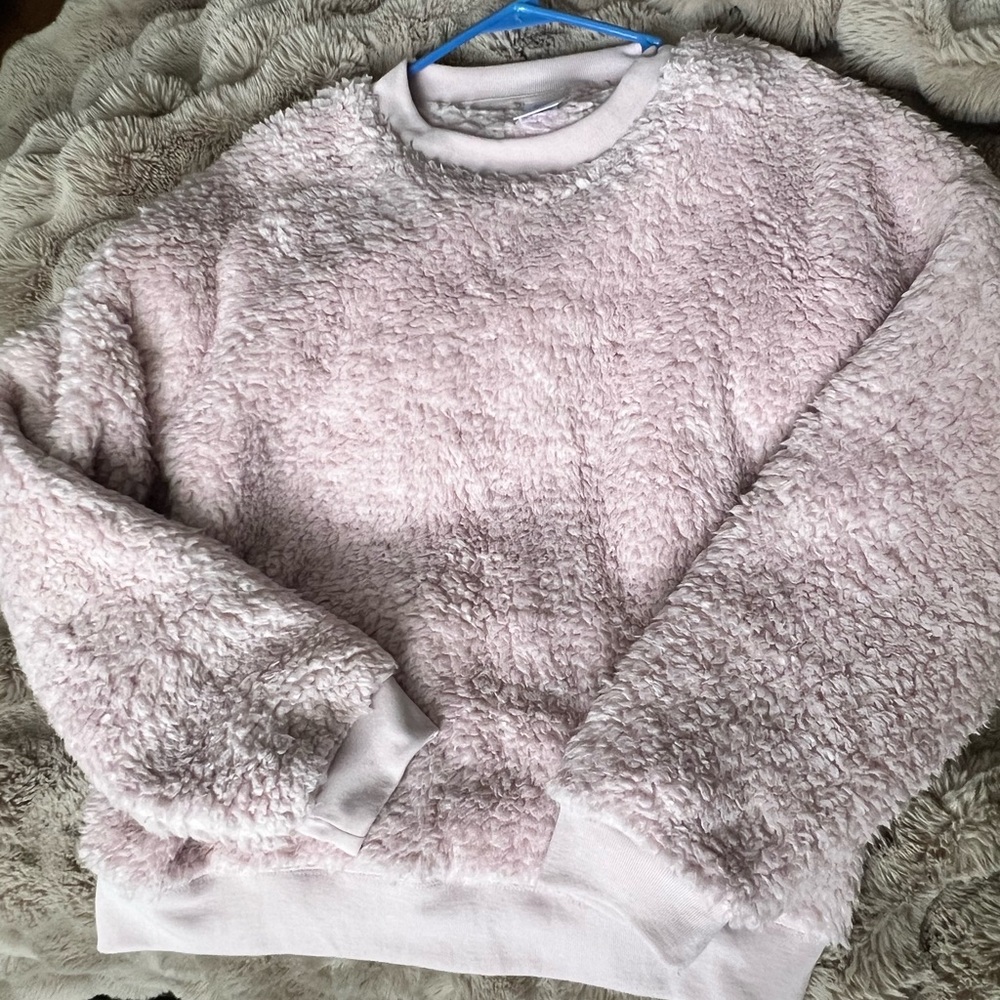 Secret Treasures Pink Crew Neck Sweater Plush Cozy Design